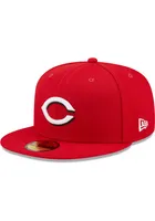 New Era Cincinnati Reds Mens Red City Side 59FIFTY Fitted Hat