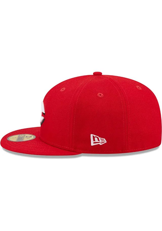 New Era Cincinnati Reds Mens Red City Side 59FIFTY Fitted Hat