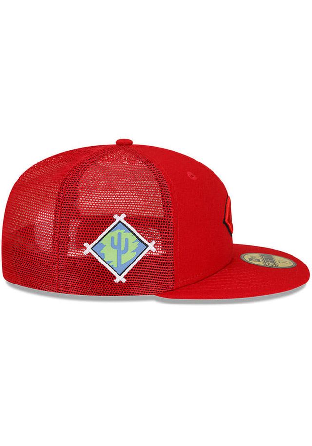 New Era Cincinnati Reds Mens Red 2022 Spring Training 59FIFTY Fitted Hat