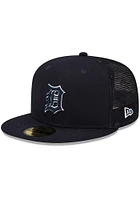 New Era Detroit Tigers Mens Navy Blue 2022 Spring Training 59FIFTY Fitted Hat