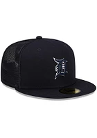 New Era Detroit Tigers Mens Navy Blue 2022 Batting Practice 59FIFTY Fitted Hat