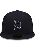 New Era Detroit Tigers Mens Navy Blue 2022 Batting Practice 59FIFTY Fitted Hat