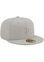 New Era Detroit Tigers Mens Silver Color Pack 59FIFTY Fitted Hat
