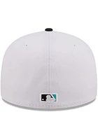 New Era Detroit Tigers Mens White 2T Color Pack 59FIFTY Iconic Fitted Hat