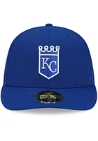 New Era Kansas City Royals Mens Blue 2022 Batting Practiced LP59FIFTY Fitted Hat