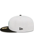 New Era Los Angeles Dodgers Mens White 2T Color Pack 59FIFTY Fitted Hat