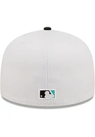 New Era Los Angeles Dodgers Mens White 2T Color Pack 59FIFTY Fitted Hat