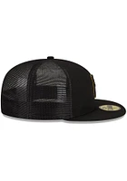 New Era Pittsburgh Pirates Mens Black 2022 Batting Practice 59FIFTY Fitted Hat