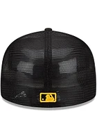 New Era Pittsburgh Pirates Mens Black 2022 Batting Practice 59FIFTY Fitted Hat