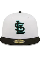 New Era St Louis Cardinals Mens 2T Color Pack 59FIFTY Fitted Hat
