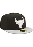 New Era Chicago Bulls Mens Black 2T Color Pack 59FIFTY Fitted Hat