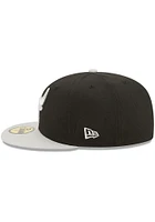 New Era Chicago Bulls Mens Black 2T Color Pack 59FIFTY Fitted Hat