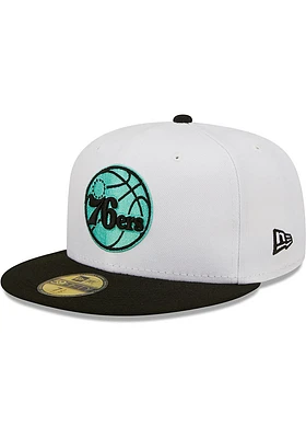 New Era Philadelphia 76ers Mens 2T Color Pack 59FIFTY Fitted Hat