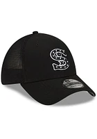New Era Chicago White Sox Mens Black 2022 Batting Practice 39THIRTY Flex Hat