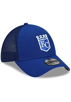 New Era Kansas City Royals Mens Blue 2022 Batting Practice 39THIRTY Flex Hat