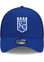 New Era Kansas City Royals Mens Blue 2022 Batting Practice 39THIRTY Flex Hat