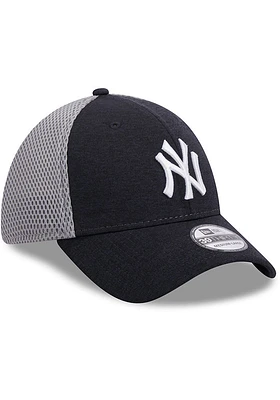 New Era York Yankees Mens Navy Blue Shadowed Neo 39THIRTY Flex Hat