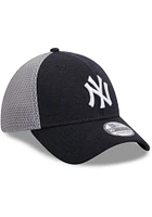 New Era York Yankees Mens Navy Blue Shadowed Neo 39THIRTY Flex Hat
