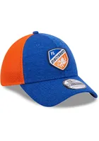 New Era FC Cincinnati Mens Blue Shadowed Neo 39THIRTY Flex Hat