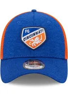 New Era FC Cincinnati Mens Blue Shadowed Neo 39THIRTY Flex Hat