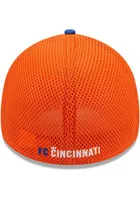 New Era FC Cincinnati Mens Blue Shadowed Neo 39THIRTY Flex Hat