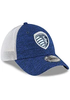 New Era Sporting Kansas City Mens Navy Blue 2022 Kick Off 39THIRTY Flex Hat