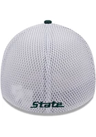 New Era Michigan State Spartans Mens Green Shadowed Neo 39THIRTY Flex Hat