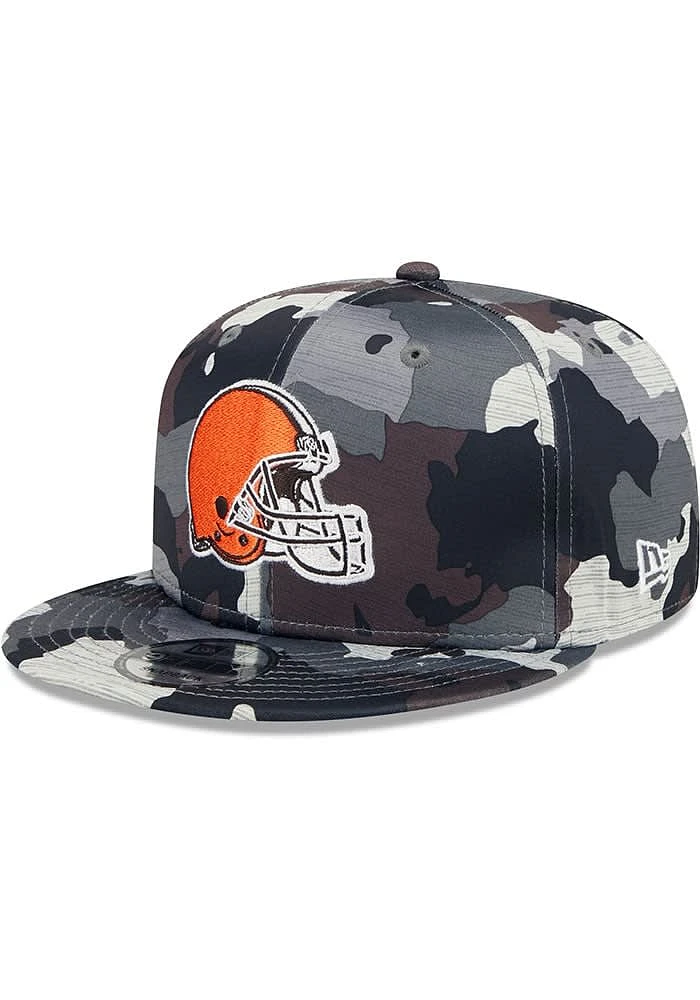 New Era Cleveland Browns Grey 2022 Training Camp 9FIFTY Mens Snapback Hat