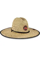 New Era Cincinnati Bengals Tan 2022 Training Camp Straw Mens Bucket Hat