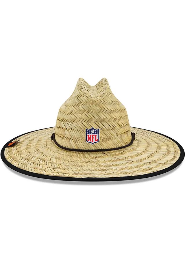 New Era Cincinnati Bengals Tan 2022 Training Camp Straw Mens Bucket Hat