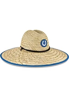 New Era Indianapolis Colts Tan 2022 Training Camp Straw Mens Bucket Hat