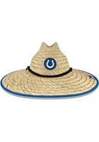 New Era Indianapolis Colts Tan 2022 Training Camp Straw Mens Bucket Hat