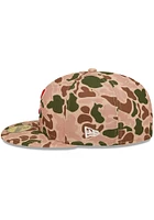 New Era Cleveland Guardians Mens Tan Duck Camo 59FIFTY Fitted Hat