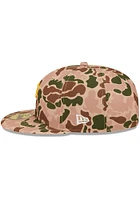 New Era Pittsburgh Pirates Mens Tan Duck Camo 59FIFTY Fitted Hat