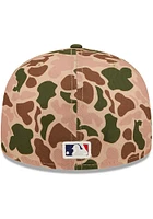 New Era St Louis Cardinals Mens Tan Duck Camo 59FIFTY Fitted Hat