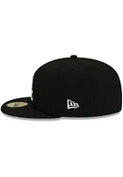 New Era Chicago White Sox Mens Black Patch Up 59FIFTY Fitted Hat