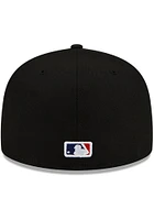 New Era Chicago White Sox Mens Black Patch Up 59FIFTY Fitted Hat