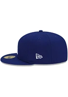 New Era Los Angeles Dodgers Mens Blue Patch Up 59FIFTY Fitted Hat
