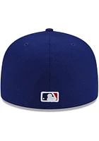 New Era Los Angeles Dodgers Mens Blue Patch Up 59FIFTY Fitted Hat