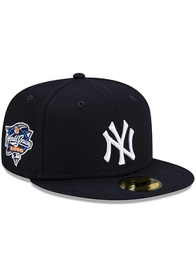 New Era York Yankees Mens Navy Blue Patch Up 59FIFTY Fitted Hat