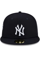 New Era York Yankees Mens Navy Blue Patch Up 59FIFTY Fitted Hat