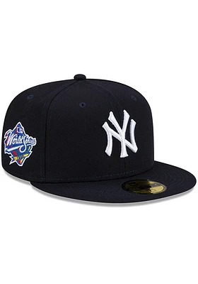 New Era York Yankees Mens Navy Blue Patch Up 59FIFTY Classic Fitted Hat