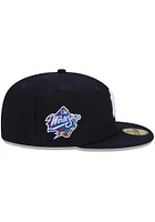 New Era York Yankees Mens Navy Blue Patch Up 59FIFTY Classic Fitted Hat