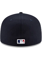 New Era York Yankees Mens Navy Blue Patch Up 59FIFTY Enhanced Fitted Hat