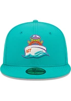 New Era Wichita Wind Surge Mens Teal 2022 MILB Theme Night 59FIFTY Fitted Hat