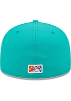 New Era Wichita Wind Surge Mens Teal 2022 MILB Theme Night 59FIFTY Fitted Hat