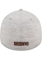 New Era Cleveland Browns Mens Grey Distinct 39THIRTY Flex Hat