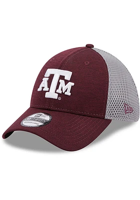 New Era Texas A&M Aggies Mens Maroon Shadow Neo 39THIRTY Flex Hat