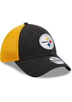 New Era Pittsburgh Steelers Mens Black Shadow Neo 39THIRTY Flex Hat