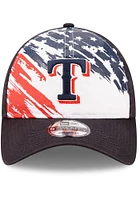 New Era Texas Rangers 2022 4th of July 9TWENTY Adjustable Hat - Navy Blue